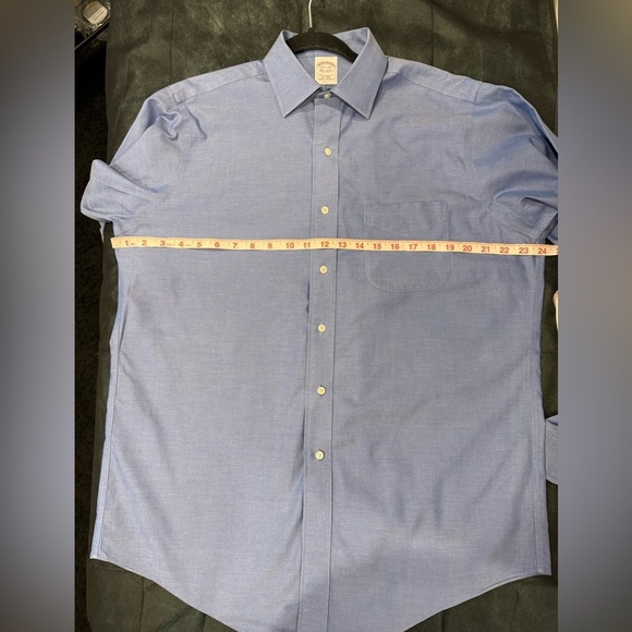 🔥Brooks Brothers Classic Man’s Blue Dress Shirt EUC🔥 - Picture 5 of 6